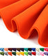 Barcelonetta | Felt Fabric | 72" Wide | 1.6mm Thick | Acrylic & Soft | Felt by The Yard | Felt for DIY Crafts, Projects, Sewing (Orange, Half Yard...