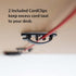 The Quickdraw - Under Desk Cord Management Mount, Hidden and Adjustable, Cable Organizer, 2 Cord Clips Included | Elevation Lab...