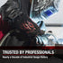 Lincoln Electric Traditional MIG/Stick Welding Gloves | 14" Lined Leather | Kevlar Stitching | K2979-ALL, Black, Red...