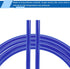 MECCANIXITY Pneumatic Air Hose PU Braid Tube 5mm(3/16'') IDx8mm(5/16'') ODx9.84Ft Blue for Air Compressor, Liquid Convey...