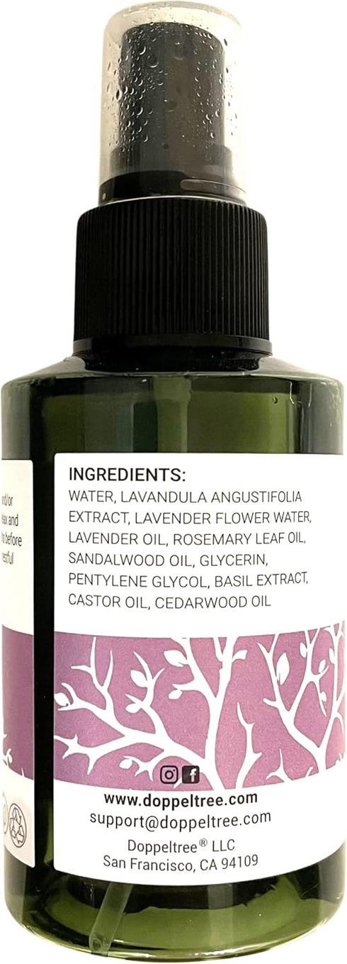 Doppeltree All Natural Pillow Spray for Sleep - Aromatherapy Lavender Mist for Acne and Linen Fabric Refresher with Essential Oil - Natural Sleep ...