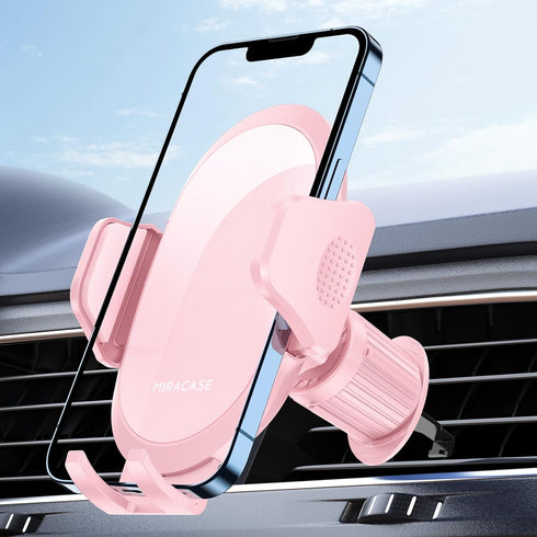 Miracase Phone Holders for Your Car with Newest Metal Hook Clip, Air Vent Cell Phone Car Mount, Hands Free Universal Automobile Cradle Fit for iPh...