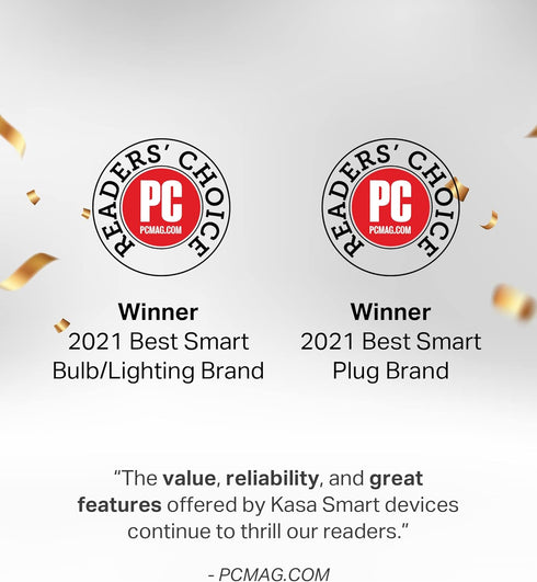 Kasa Smart Light Bulbs, Full Color Changing Dimmable Smart WiFi Bulbs Compatible with Alexa and Google Home, A19, 60 W 800 Lumens,2.4Ghz only, No ...