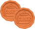 Mrs. Anderson’s Baking Brown Sugar Saver, Cookie Design, Natural Terracotta, Keeps Brown Sugar Softer, Set of 2...