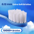 8812 Extra Soft Toothbrushes for Adults, with 10000+ Bristles, for Sensitive Teeth and Gum Recession (Full Head, 6 Count)...