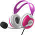 Thore Kids Headphones with Microphone (Over Ear) Headset with Boom Mic + Volume Control for Girls, Online School (Pink)...