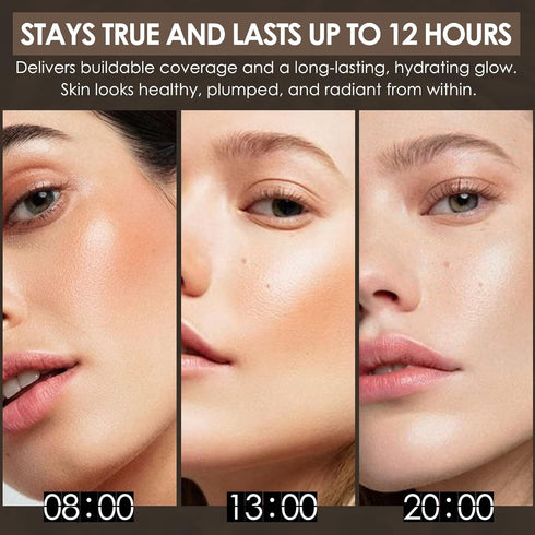 FOCALLURE PerfectBase Lasting Poreless Liquid Foundation, Medium to Full Coverage with Matte Finish, Covers Blemishes & Under-Eye Circles for All ...