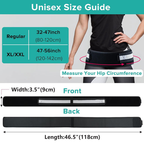 Si Belt Sciatica Pain Relief - Si Joint Belt for Women and Man,Sacroiliac Belt,Back Brace for Lower Back Pain Relief,Hip Support Brace,Hip Pain Re...