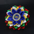 Order of The Eastern Star Brooch Pin for Women OES Brooch Pin Sorority OES Gift Greek Paraphernalia Jewelry Satin & Pearl 5.5" Flower Pin for Sist...