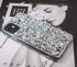 Compatible with iPhone 11 Bling Glitter Case,Luxury Shiny Diamond Crystal Rhinestone Sparkly Jewelled Gemstone 3D Handmade Clear Cover Case for iP...