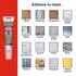 GE Advanced Silicone Caulk for Kitchen & Bathroom - 100% Waterproof Silicone Sealant, 5X Stronger Adhesion, Shrink & Crack Proof - 2.8 fl oz Tube,...