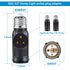 Lamp/Light Bulb Adapter, Black, E26/E27 to 2/3 Prong Plug Splitter for Indoor/Outdoor Use...