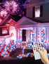 echosari Smart String Lights 100 LED 33Ft RGB Built in Chip Fairy Lights with Remote & App Control, 16 Million Color Changing Christmas Trees Ligh...