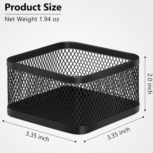 MaxGear Paper Clip Holder Paper clips Holder for Desk, Mesh Paper Clip Holders Paper Clip Box for Desk Paper Clip Organizer Office Binder Clip Hol...