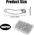 100pcs Curved Safety Pins, 1.26 Inch Sewing Safety Pins Curved Basting Pins Quilting Pins Curved Bent Safety Pins Accessories for Crafting Quiltin...