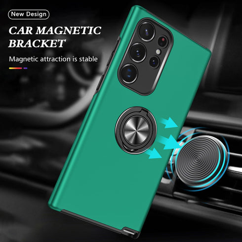 Galaxy S24 Ultra Case for Samsung S24 Ultra Case Military Grade Shockproof Built-in Ring Holder Kickstand Car Mount Armor Heavy Duty Protective Ca...