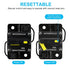 40 Amp Audio Circuit Breaker,12V-48V DC Fuse Holder,30-300A Breaker Switch,Inline Circuit Breaker with Reset Button,for Automotive Marine Boat Aud...