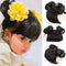 1 Pack Baby Wig Braid Hairband wig for kids baby headband baby hair Children Fake Bangs Head Buckle COS Hair Accessories Baby (Black)...