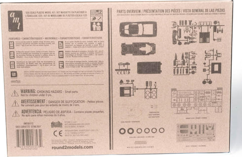 AMT 1963 Chevy Corvette 1:25 Scale Model kit...