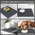 Coffee Mat - 12" x 20" Middle Kitchen Absorbent Mat for Countertop - Easy to Clean Coffee Bar Mat for Coffee Machine, Coffee Maker, Espresso Machi...
