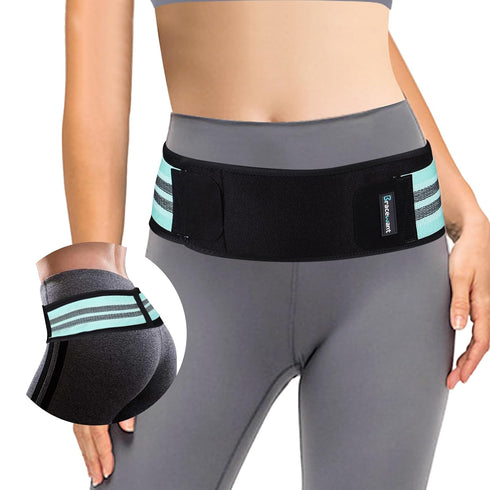 Sacroiliac SI Joint Hip Belt - Lower Back Support Brace for Women and Man Pelvic Support trochanteric Belt for Sciatica Pelvis Lumbar Hip Pain Rel...