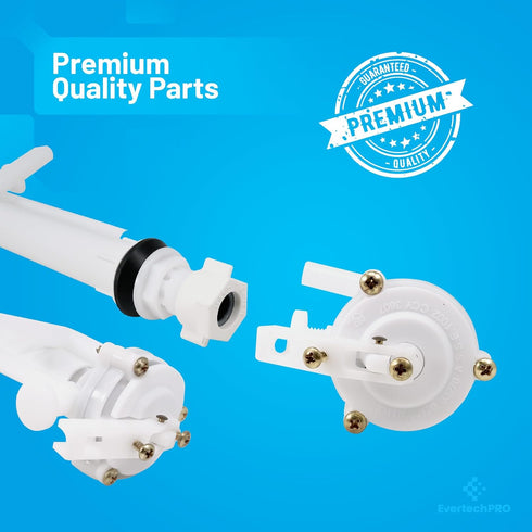 PLBD94005 EvertechPRO Anti-Siphon Ballcock Valve For Toilet, Durable Universal Fit Toilet Parts Inside Tank Kit, Easy Installation, Toilet Repair ...
