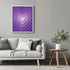 Posterizer 1 pcs-minimalistic purple girly aesthetic heart wall decor-Girls room art-Inspirational Women's Art-Gifts for Women-Gift for Girls, Tee...