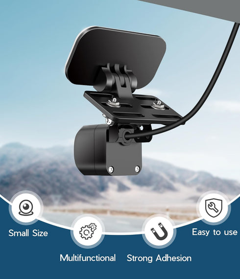 Universal Rear Camera Mount,(Adhesive-2PCS) Backup Camera Bracket Rear Dash Cam Windshield Mount, Car Rear Camera Backup Camera Holder,Rear View M...