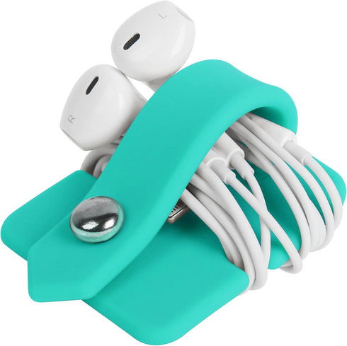 Cord Organizer Earbuds Holder Earphone Wrap Earphones Organizer Headset Headphone Earphone Wrap Winder Cord Manager Cable Winder Blue......