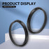 4 Pack Car Hub Center Ring, Shock Absorbing Design, Vehicle Hub Reducing Ring Shaft Collar Adapter Ring, 73.1mm-60.1mm, Universal Waterproof Autom...