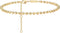 Gold Anklets for Women 14K Gold Plated Boho Beach Chain Anklet Daint Beaded Ankle Bracelet Adjustable Chain Anklet Foot Jewelry...