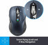 Wireless Bluetooth Mouse with 4 Way Scrolling, Rechargeable, 4 Level 3200 DPI, Quiet Click, 3 Devices Mice for Windows,Linux,Mac OS,iOS,Android (B...