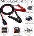 HCFeng12AWG 45A (an-der-Son) Plug to Alligator Clip Cable Solar Connector to Alligator Clip Cable Alligator Clip to 45A Battery Plug Cable for Sol...