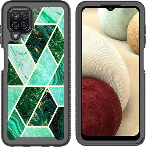 Case for Samsung Galaxy A12,Galaxy A12 Design Cute Case,Shockproof Dual Layer Armor Protective Guys Boys Men Girls Women Floral Flower Bumper Phon...