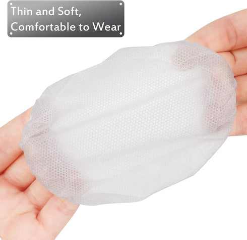 200 Pieces Sanitary Headphone Ear Cover Disposable Non-Woven Earpad Covers Headphone Covers for Most On Ear Headphones (White, M, 8 cm/ 3.1 Inch)...