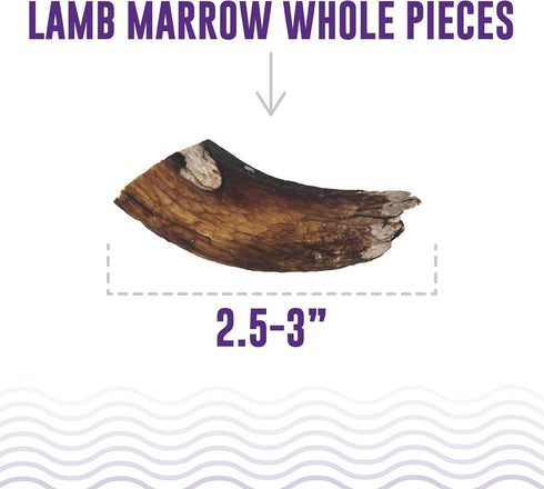 Icelandic+ Lamb Marrow Whole Pieces Dog Chew 4.0-oz Bag...