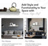 InPlace Shelving, Floating Picture Shelf with Ledge, 10.2" D x 35.4" W x 2" H, Gray Driftwood, 9602032E...