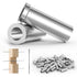 LuckIn Cable Railing Kit, 50 Pack T316 Stainless Steel Protector Sleeves Cable Railing Hardware for 1/8" Wire Rope, Cable Railing System for Stair...