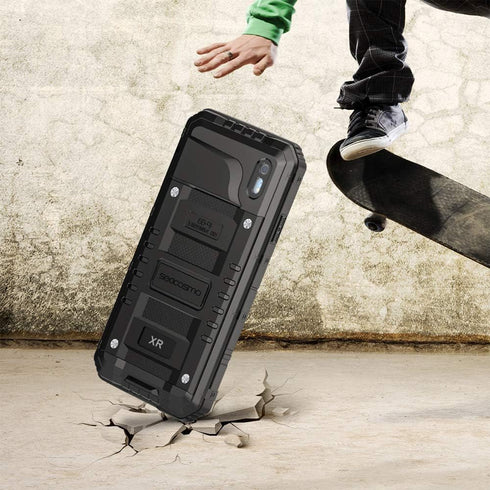 seacosmo Waterproof iPhone XR Case with Built-in Screen Protector, 360 Full Body Protective Military Grade Rugged Shockproof Case Cover Compatible...