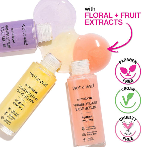 wet n wild Prime Focus Facial Serum Primer Makeup Extending, Hydrating Face Skin Care Product, Reduces Fine Lines And Wrinkles, For Repairing Dry ...