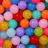 20mm Acrylic Beads Color Round Beads Chunky Bubblegum Beads for DIY Jewelry Making (Color)...