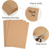 FEPITO 100 Sheets Kraft Paper Brown Kraft Printer Paper 8.5 x 11 Inches Letter Size Craft Paper for Printing Labels Crafts Wedding Invitations...
