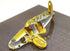 Japan Carp Koi Fish Miniature Figurines Animals Hand Blown Glass Art W/22K Gold Trim Collectible Gift Decorate, Clear...