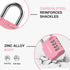 Puroma 1 Pack Combination Lock 4 Digit Locker Lock Outdoor Waterproof Padlock for School Gym Locker, Sports Locker, Fence, Toolbox, Gate, Case, Ha...