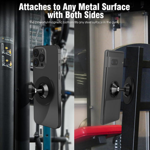 Orzero Upgraded Gym, Car Magnetic Phone Mount Holder Compatible for Mag-safe, Dual Strong Magnets, Easily and Firmly Attaches to Metal Surface for...