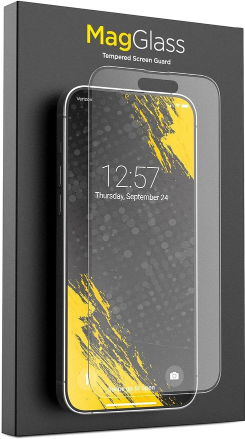 magglass Original® Matte Screen Protector - Compatible with iPhone 15 Pro, Anti Glare Tempered Glass (Oil/Fingerprint/Smudge Proof) Applicator inc...