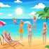 ENOCHT 17 PCS 11.5 Inch Girl Dolls Summer Clothes and Accessories 1 Sequin Mermaid Swimsuit 5 Swimwears 2 Outfits 3 Slippers 6 Accessories Hat Gla...
