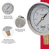 Winters 2-1/2" Dial Size, Liquid Filled Industrial Pressure Gauge, Brass Internals, 304 Stainless Steel Case, Single Scale 0-60 psi, 1.5% Acc, 1/4...