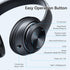 Bluetooth Headphones Over Ear, 60 Hours Playtime Foldable Headphones Wireless Bluetooth Hi-Fi Stereo Deep Bass with 6 EQ Modes, Adjustable Lightwe...