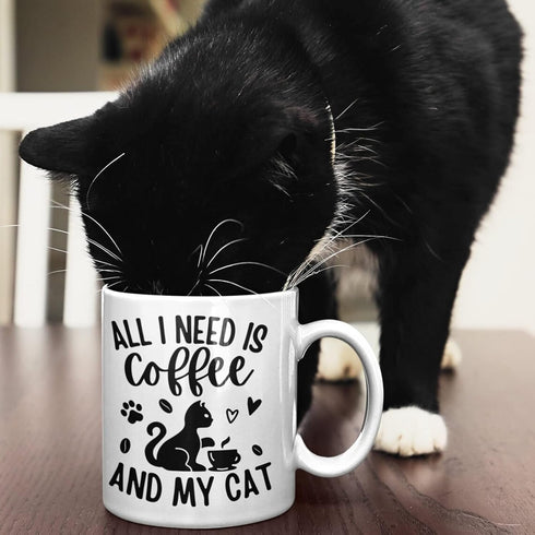 Silk Screen Stencils Self Adhesive Stencils Reusable Chalk Mesh Transfer Cat Mama Coffee Sign Cute Cat Stencils for Painting on Wood DIY T-Shirt P...